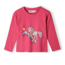 16TEE 21K: Girls Graphic Long Sleeve Top (1-3 Years)